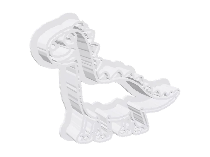Dinosaur cookie cutter