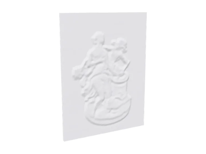 Figurine photo relief